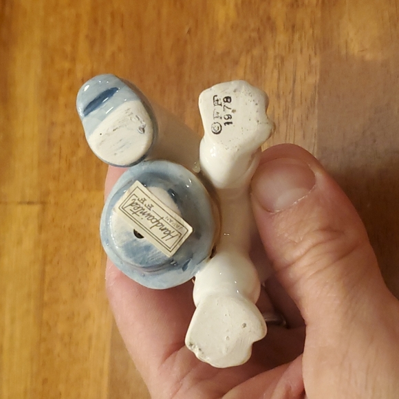 1978 Fitz Floyd FF Ceramic Tumbling Clown Figurine 3in - Picture 4 of 4